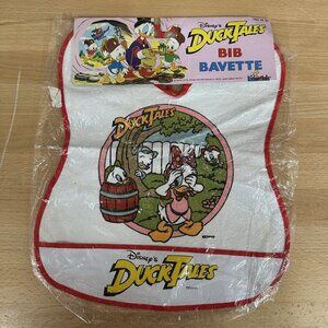 Vintage 90s Disney Duck Tales Baby Bib New Sealed